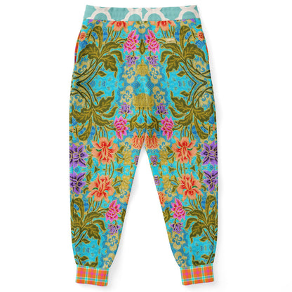 Age of Aquarius Batik Floral Eco-Poly Joggers