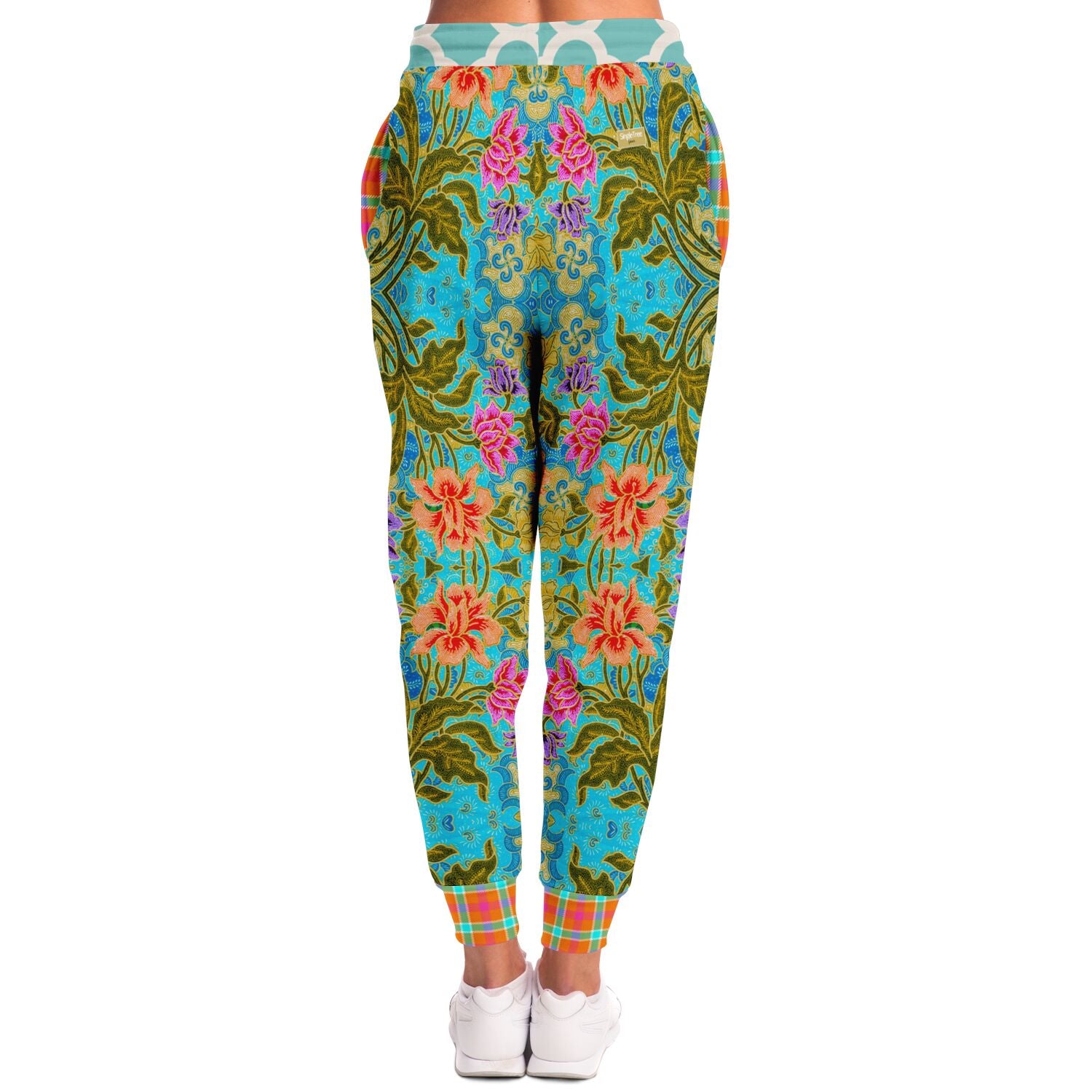 Age of Aquarius Batik Floral Eco-Poly Joggers