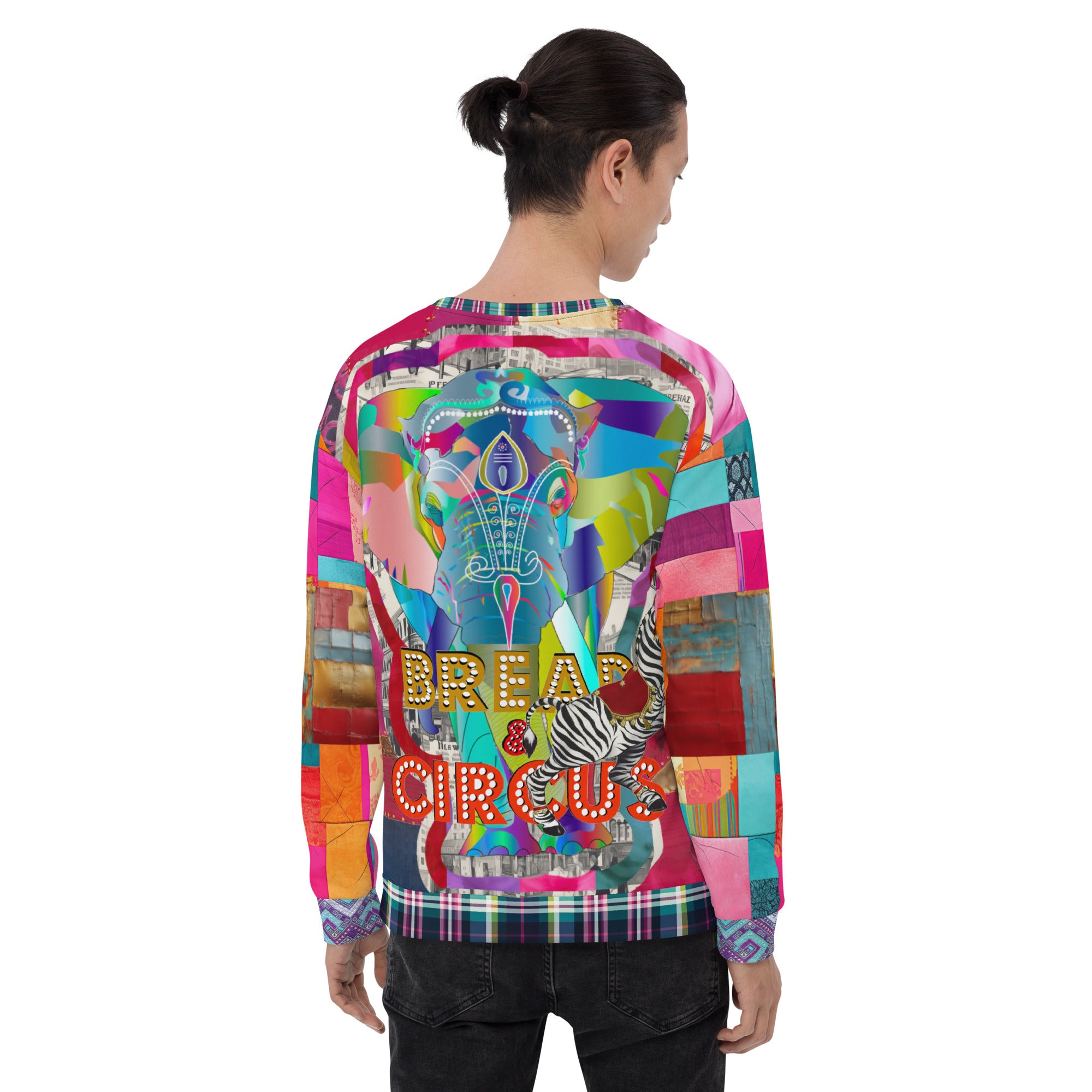 Bread and Circus Social Commentary Eco-Poly Unisex Sweatshirt