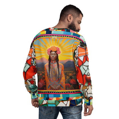 Goddess of Harvest Mexican Chicomecōātl Eco-Poly Unisex Sweatshirt