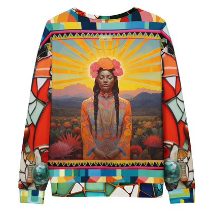 Goddess of Harvest Mexican Chicomecōātl Eco-Poly Unisex Sweatshirt