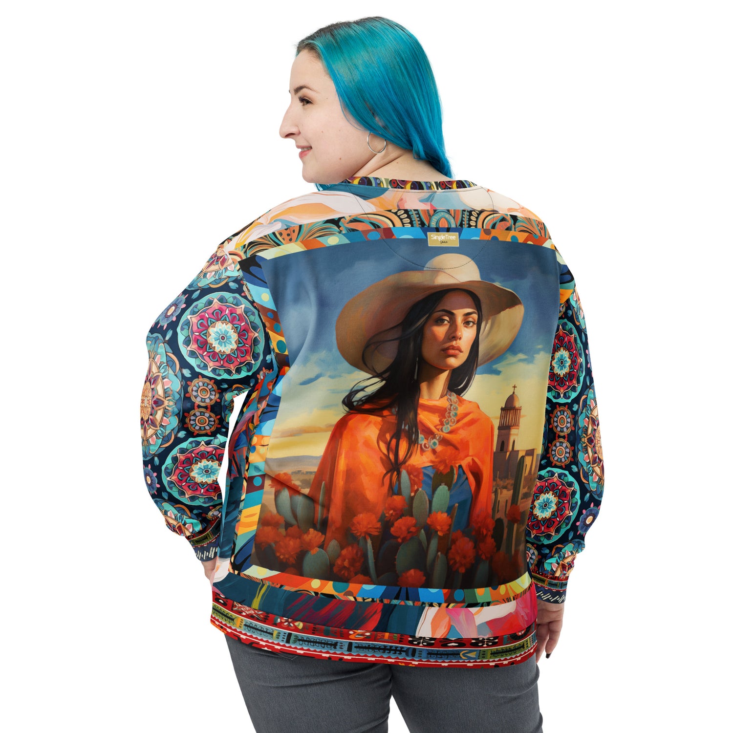 Woman of Chihuahua Eco-Poly Unisex Sweatshirt