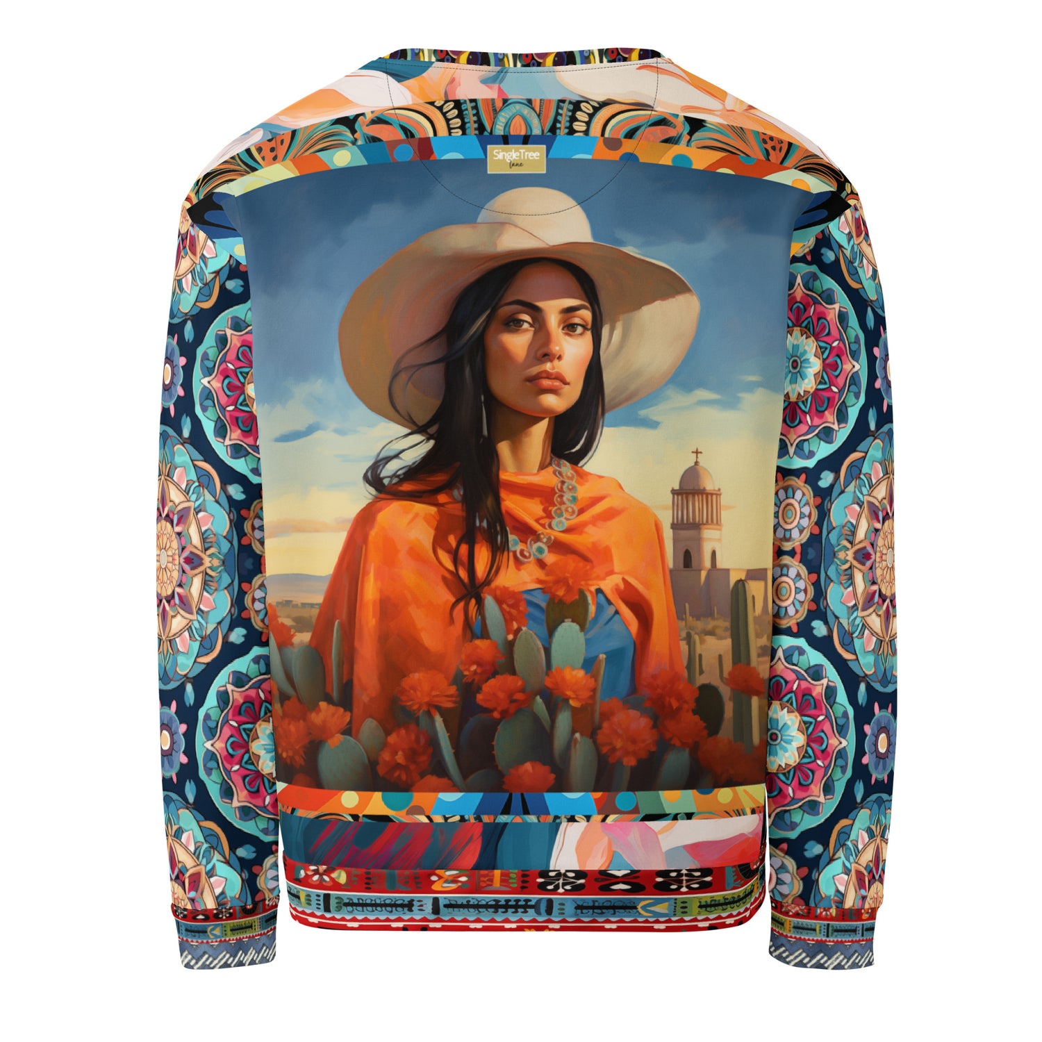 Woman of Chihuahua Eco-Poly Unisex Sweatshirt