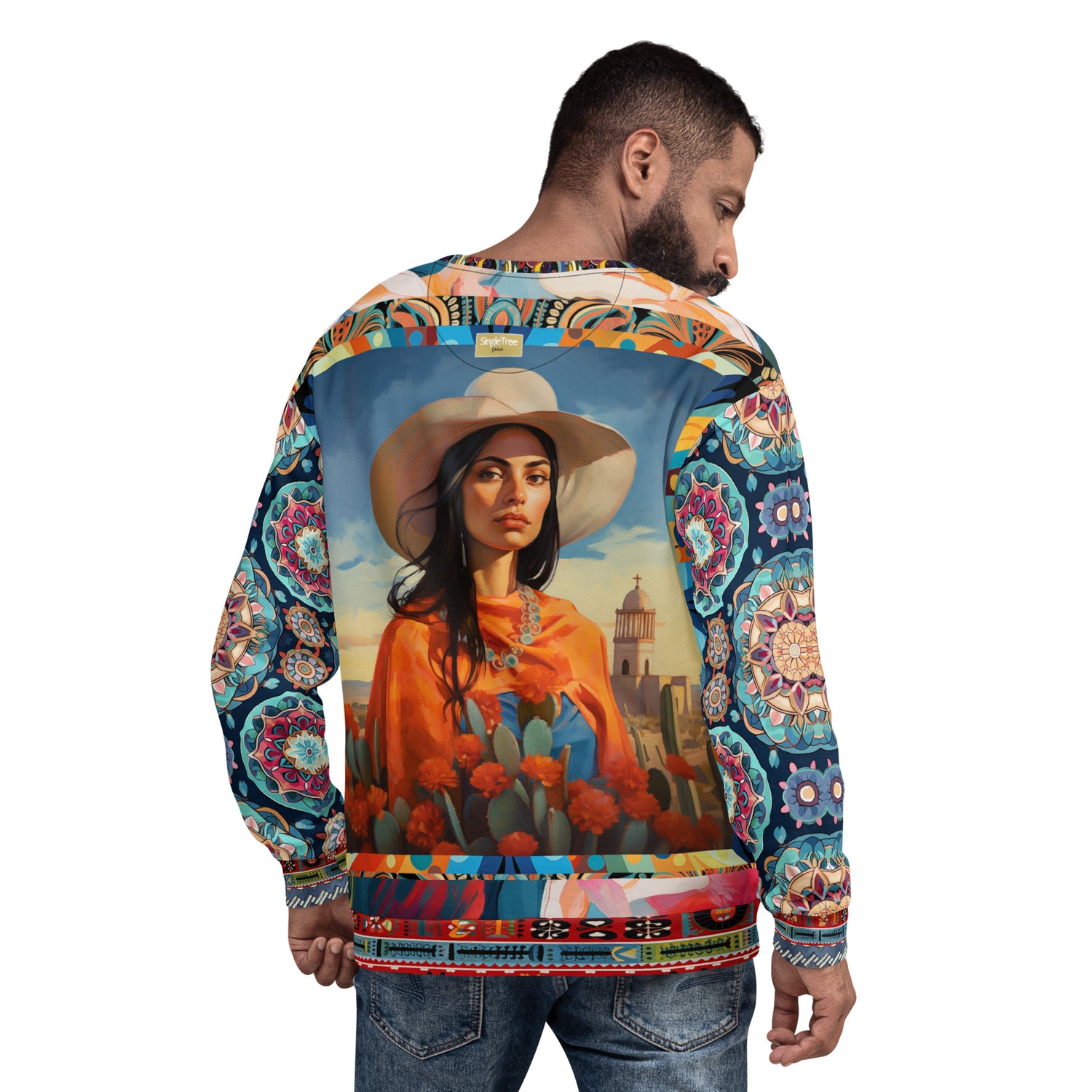 Woman of Chihuahua Eco-Poly Unisex Sweatshirt