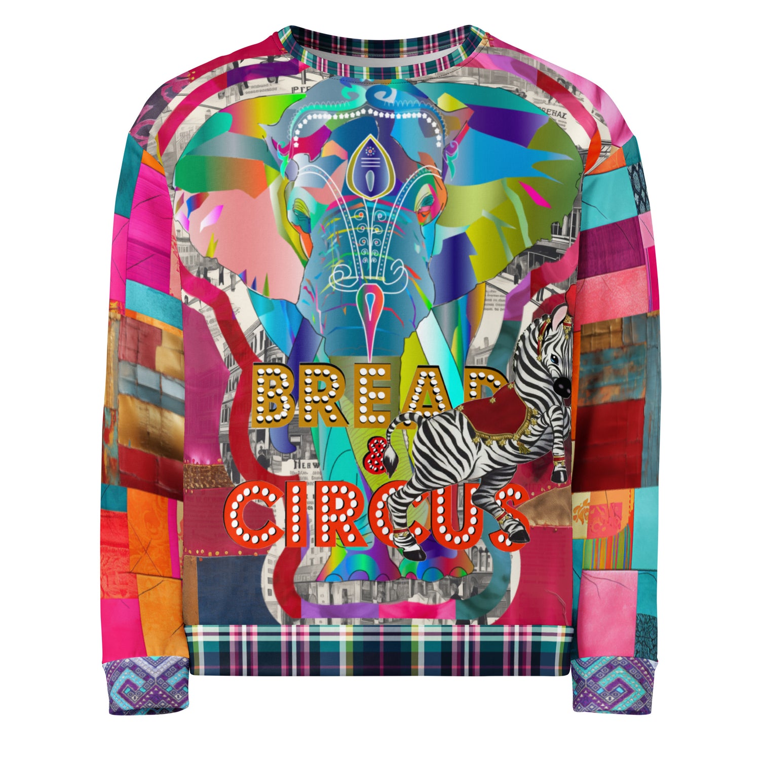 Bread and Circus Social Commentary Eco-Poly Unisex Sweatshirt