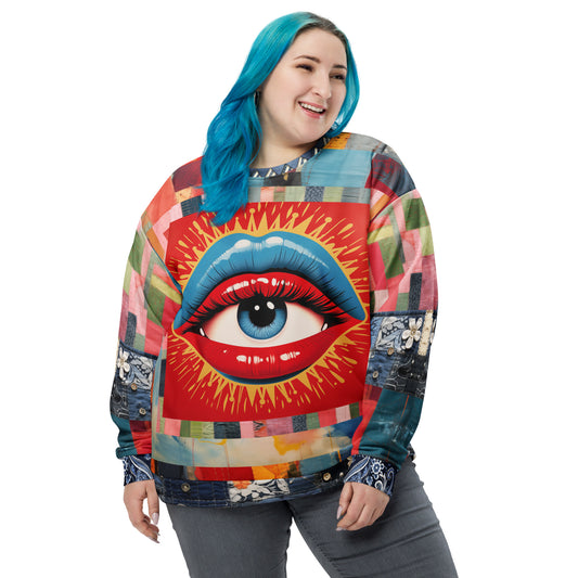 The Sixth Sense - All Seeing Eye Eco-Poly Summer Weight Unisex Sweatshirt