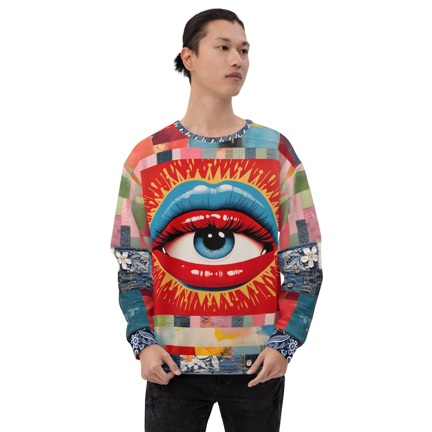 The Sixth Sense - All Seeing Eye Eco-Poly Summer Weight Unisex Sweatshirt