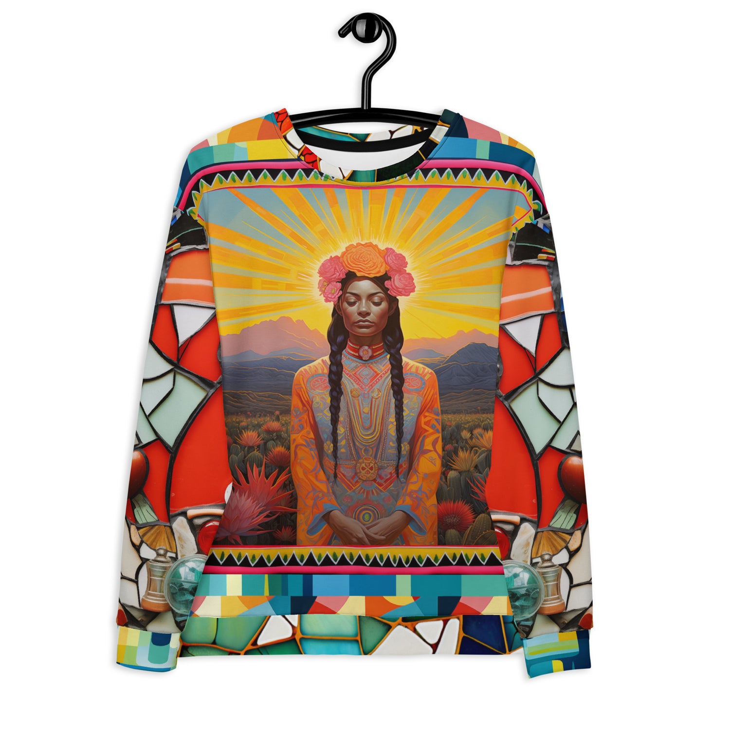 Goddess of Harvest Mexican Chicomecōātl Eco-Poly Unisex Sweatshirt