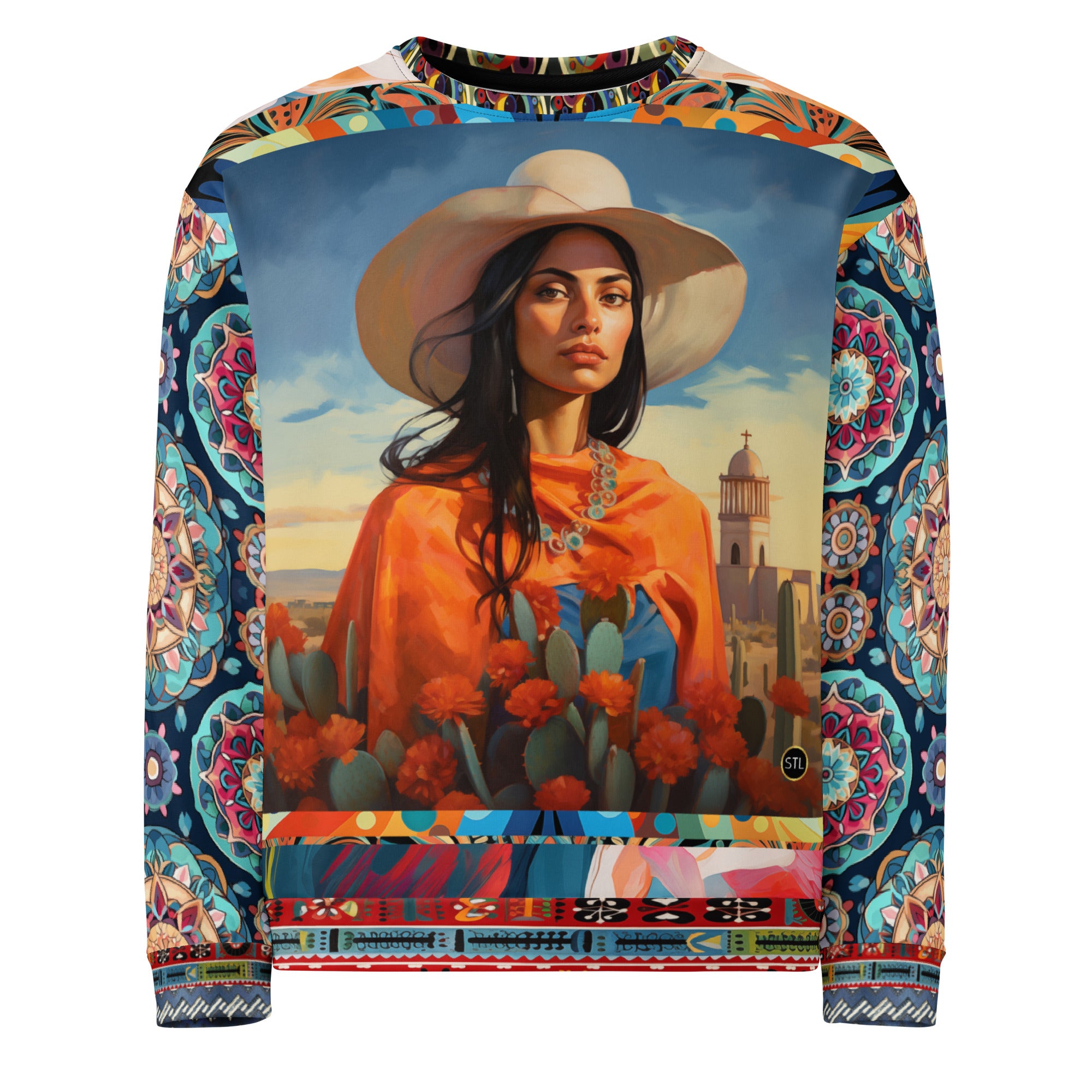 Woman of Chihuahua Eco-Poly Unisex Sweatshirt