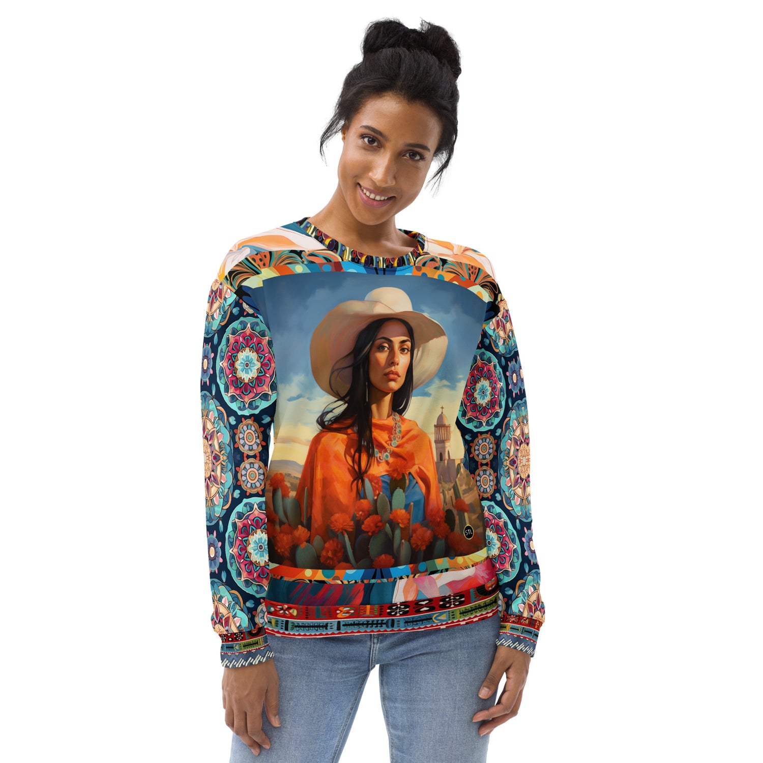 Woman of Chihuahua Eco-Poly Unisex Sweatshirt