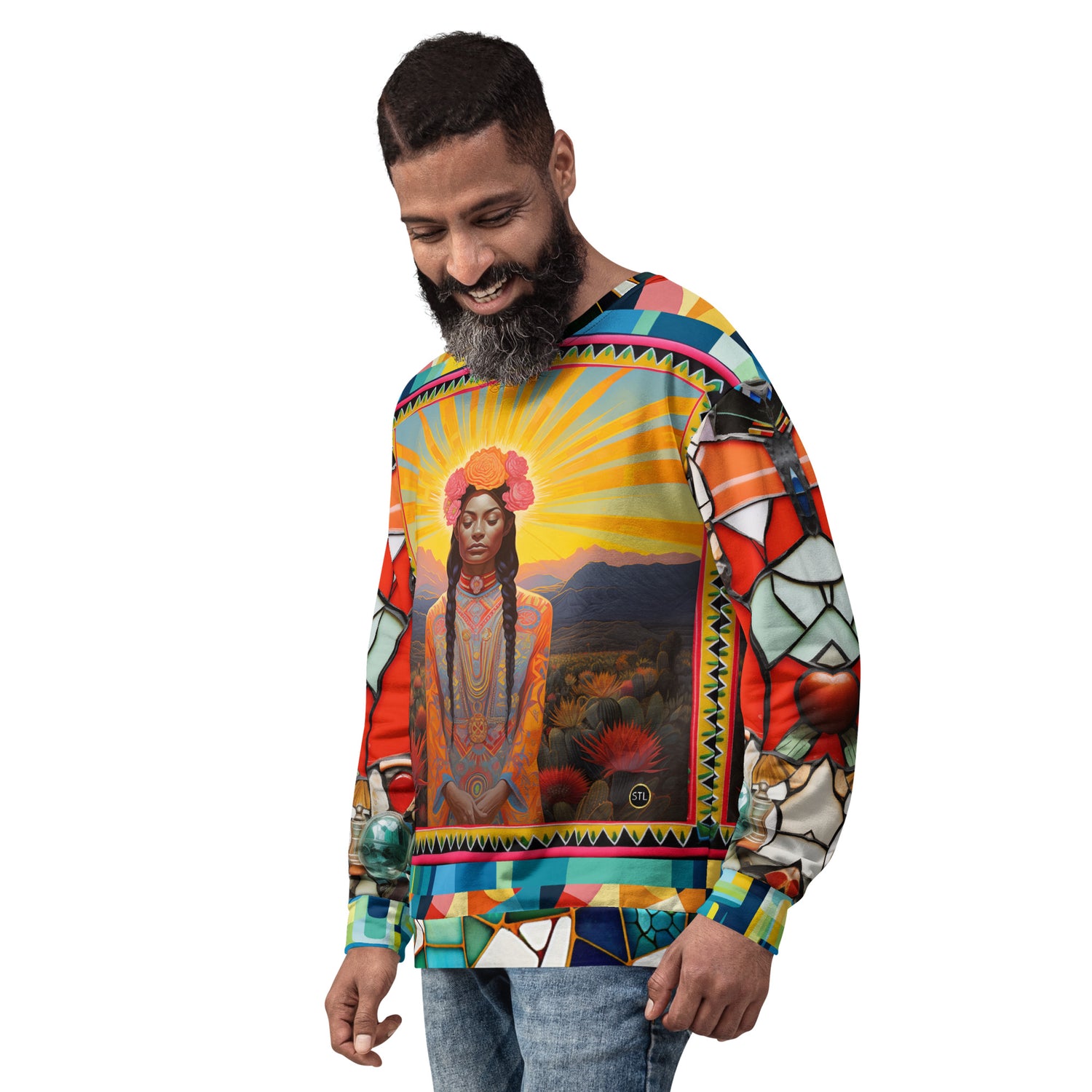 Goddess of Harvest Mexican Chicomecōātl Eco-Poly Unisex Sweatshirt