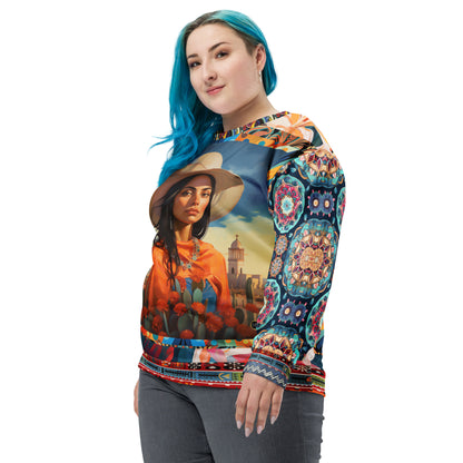 Woman of Chihuahua Eco-Poly Unisex Sweatshirt