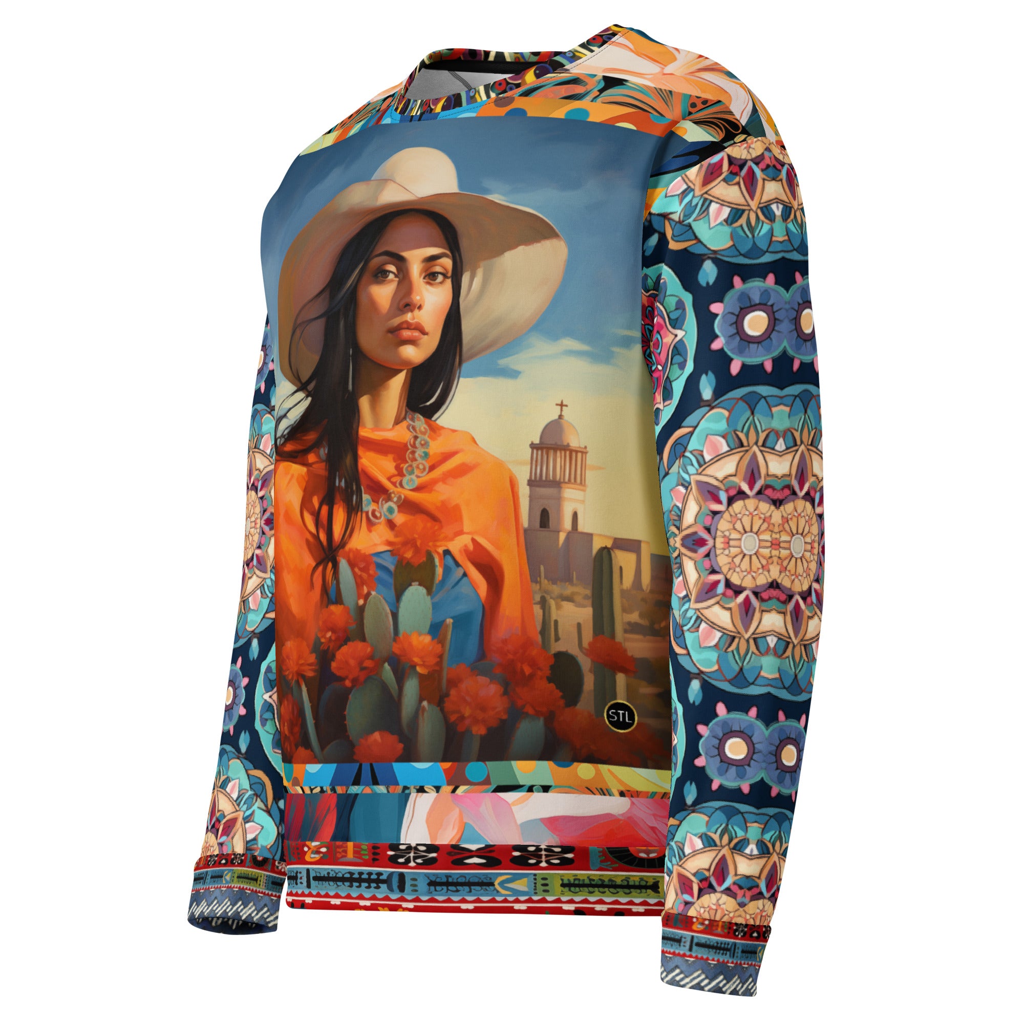 Woman of Chihuahua Eco-Poly Unisex Sweatshirt