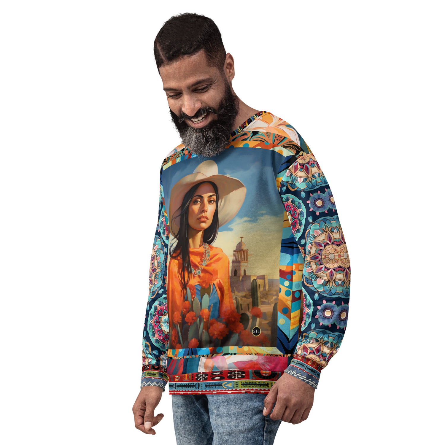 Woman of Chihuahua Eco-Poly Unisex Sweatshirt