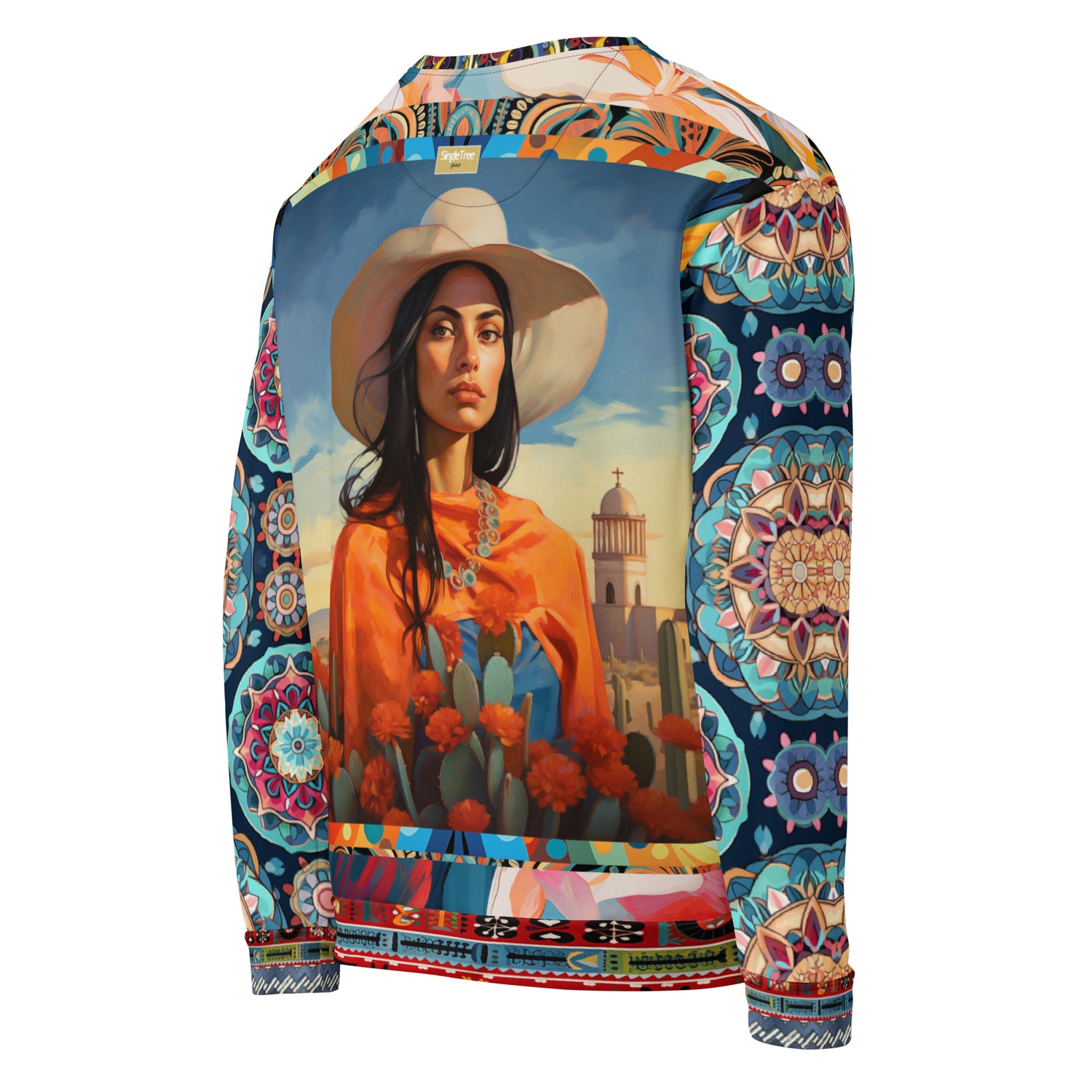 Woman of Chihuahua Eco-Poly Unisex Sweatshirt