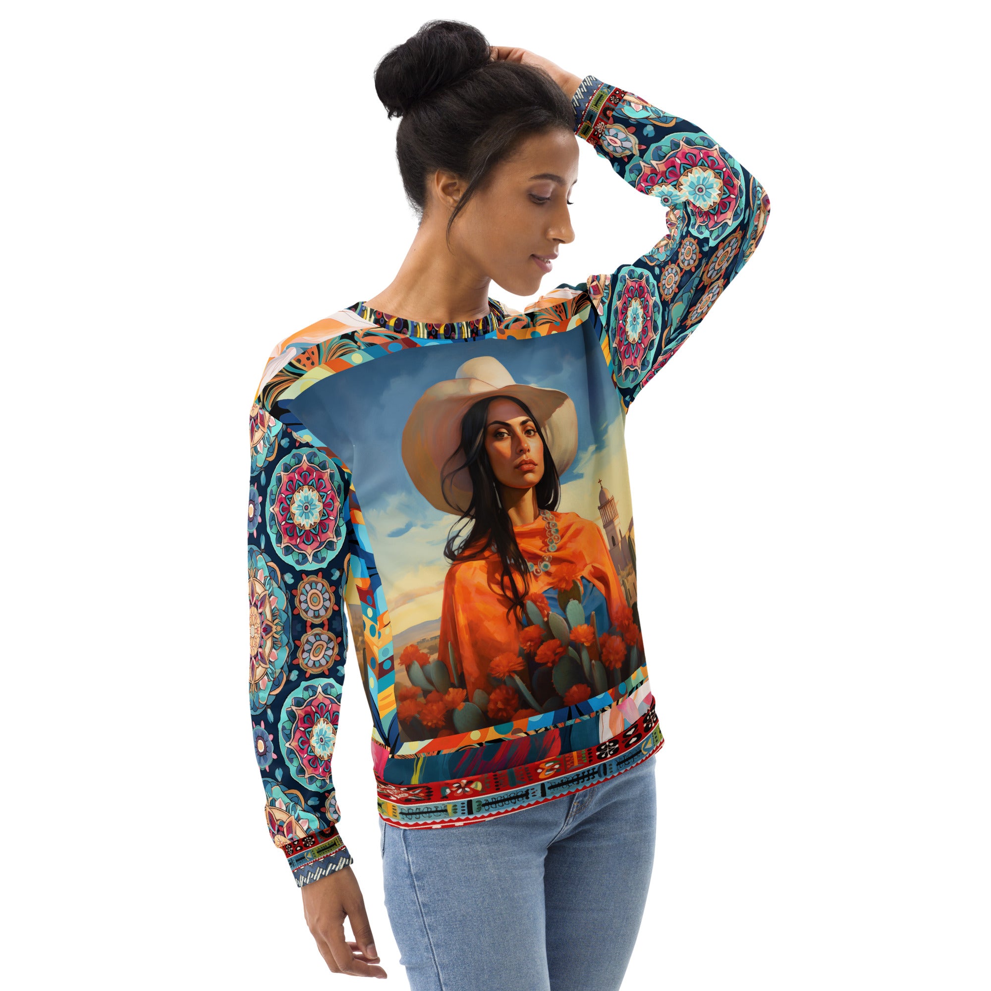 Woman of Chihuahua Eco-Poly Unisex Sweatshirt