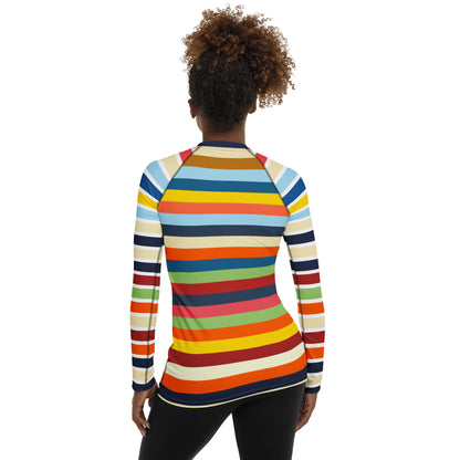 Rashguard para mujer Vasona Rugby Stripe