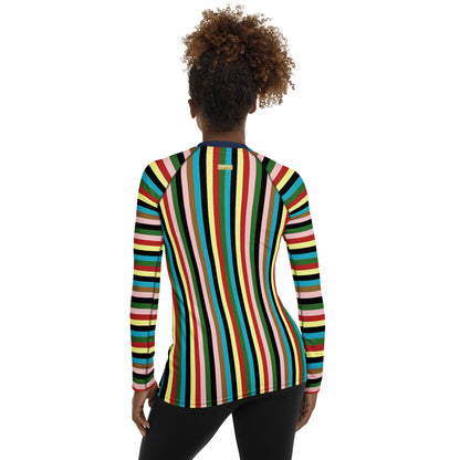 United Colors Rugby Stripe Rash Guard