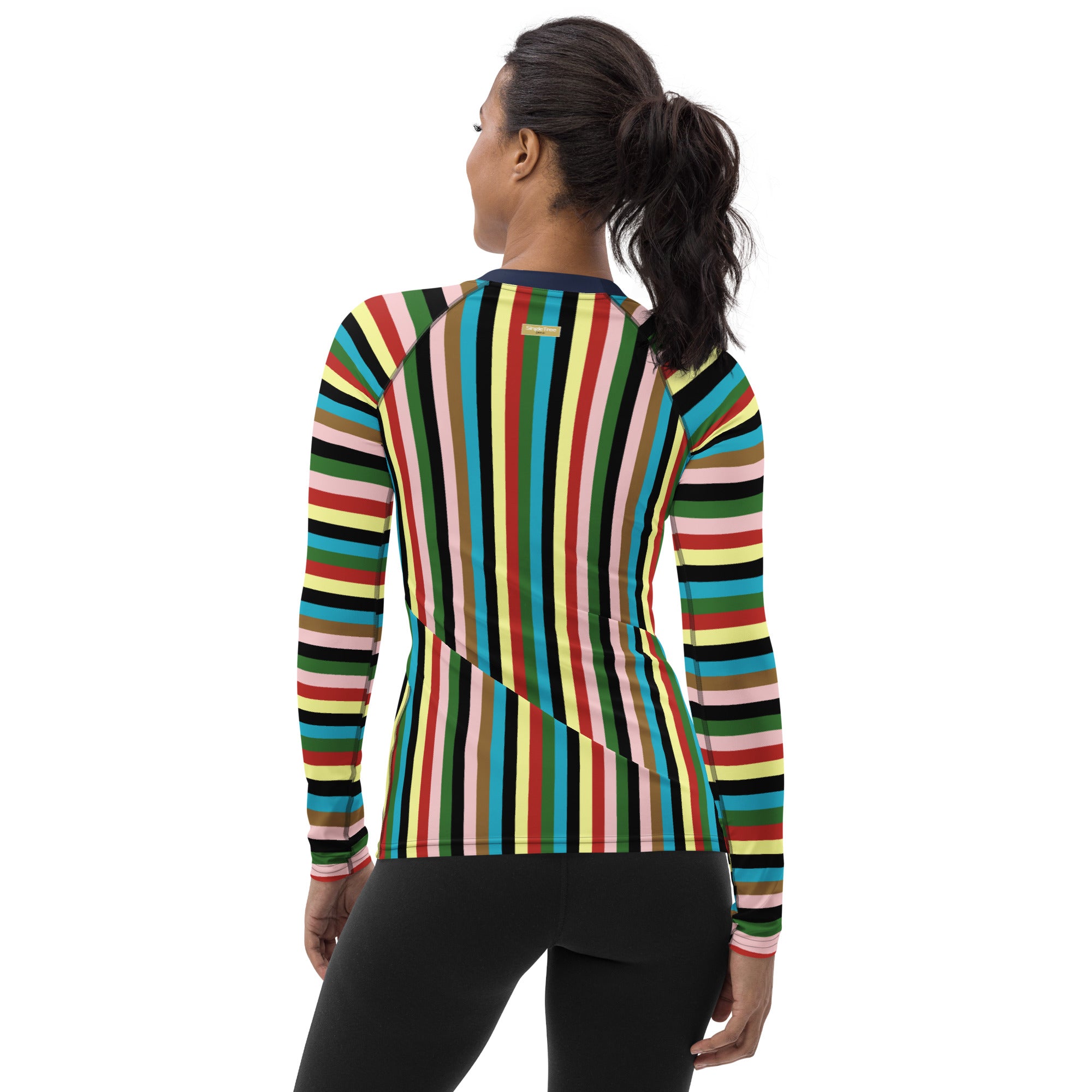 United Colors Rugby Stripe Rash Guard