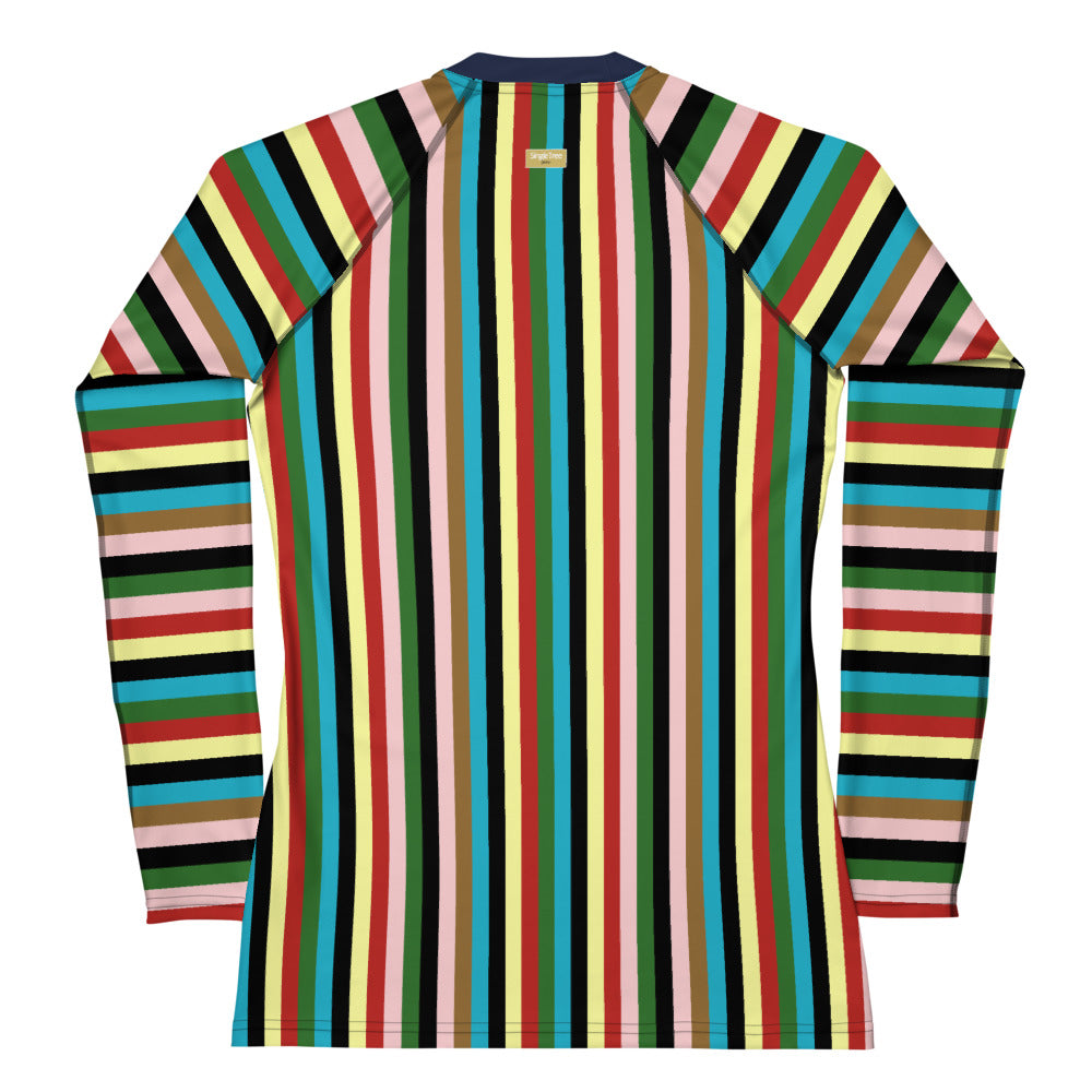 United Colors Rugby Stripe Rash Guard