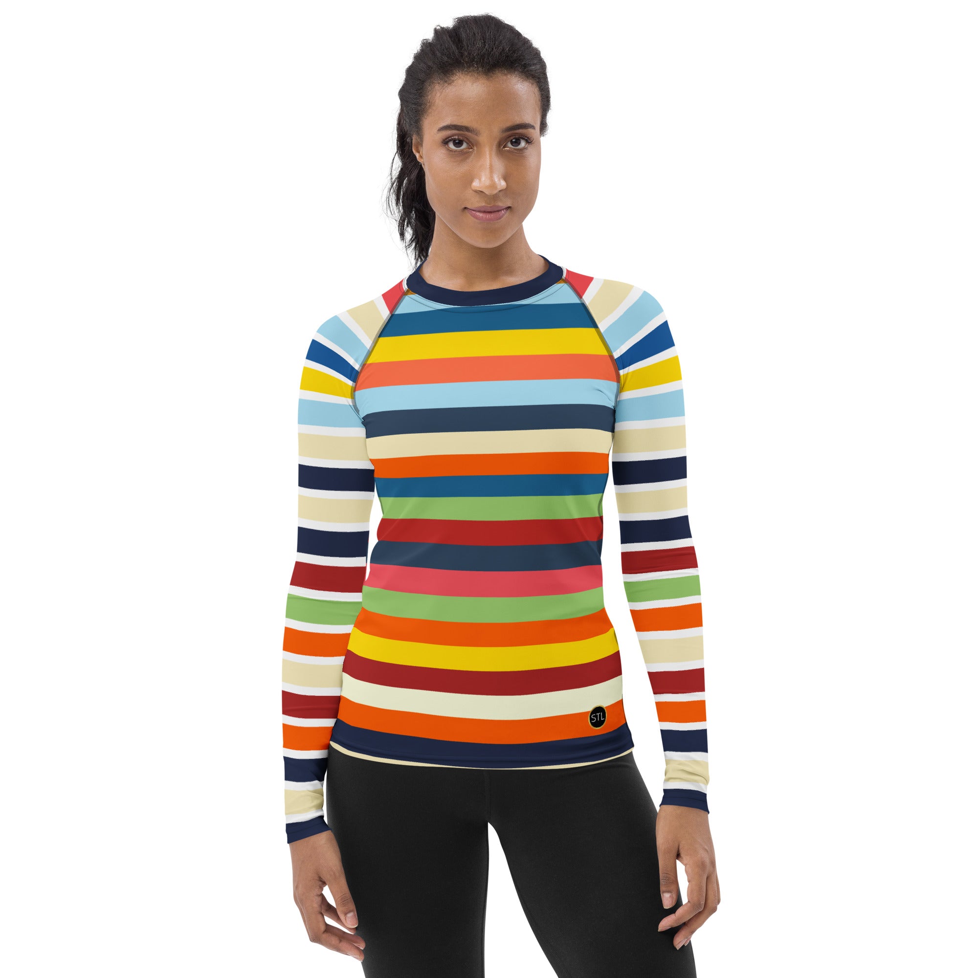 Vasona Rugby Stripe Ladies Rashguard