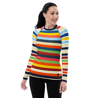 Rashguard para mujer Vasona Rugby Stripe