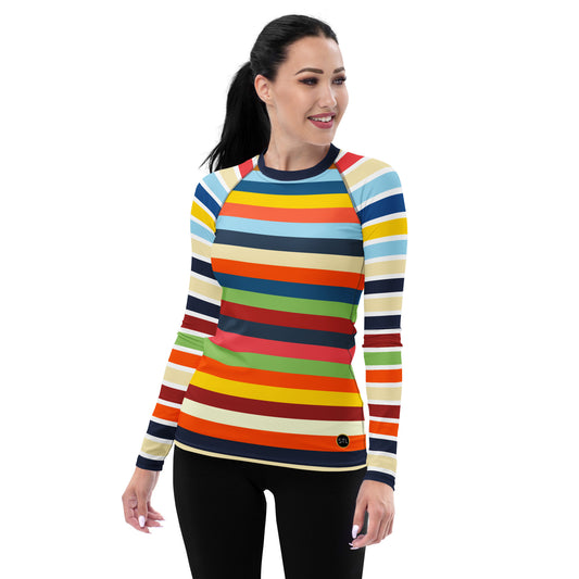 Vasona Rugby Stripe Ladies Rashguard