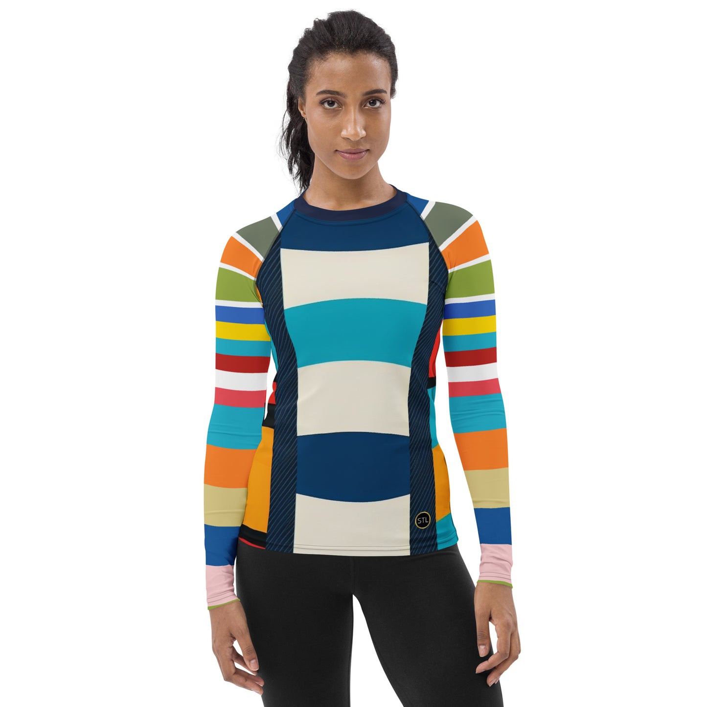 Blue Regatta Rugby Stripe Rash Guard