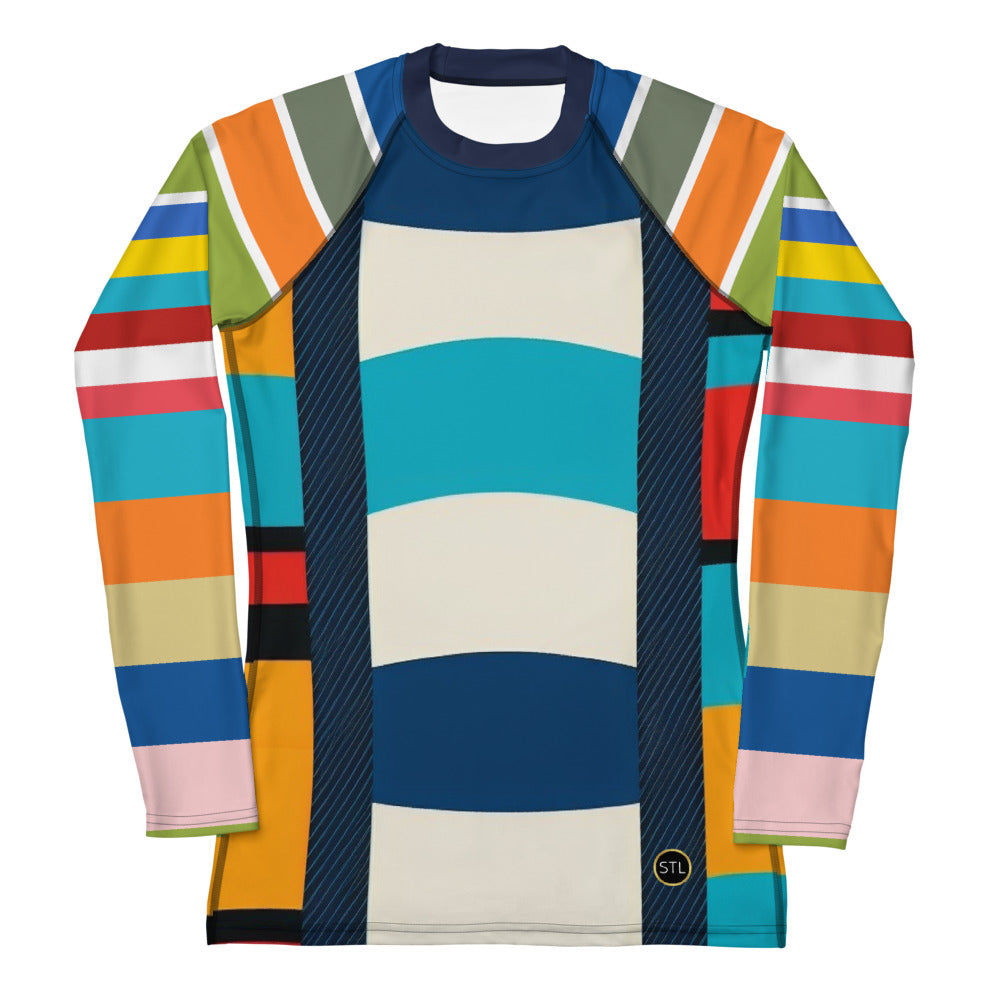 Blue Regatta Rugby Stripe Rash Guard