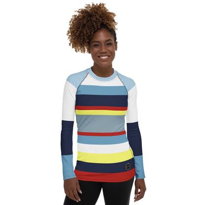 Marine Layer 1 Rugby Stripe Rash Guard