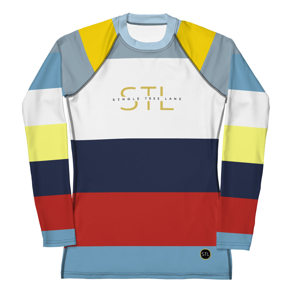 Marine Layer 2 Rugby Stripe Rash Guard
