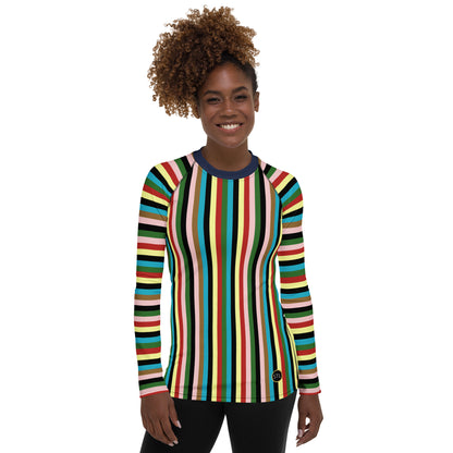 United Colors Rugby Stripe Rash Guard