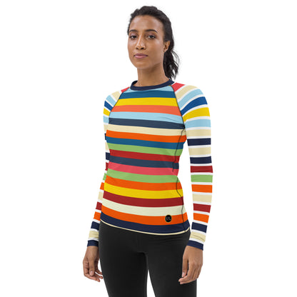 Rashguard para mujer Vasona Rugby Stripe