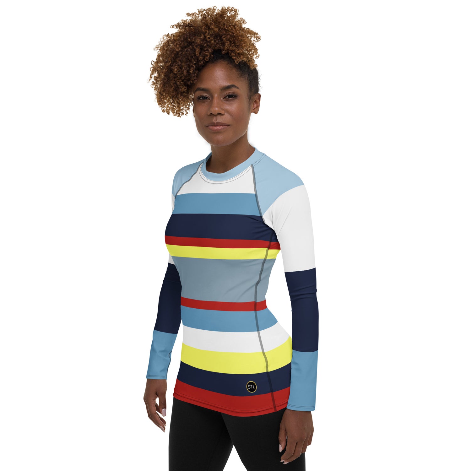 Marine Layer 1 Rugby Stripe Rash Guard