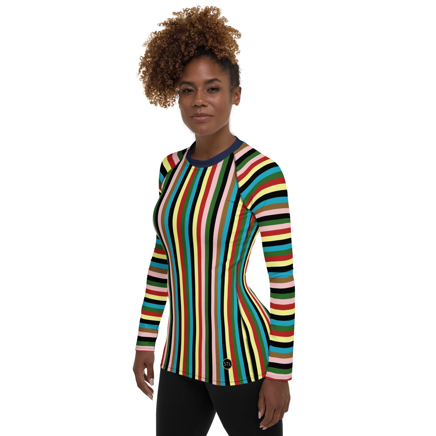 United Colors Rugby Stripe Rash Guard