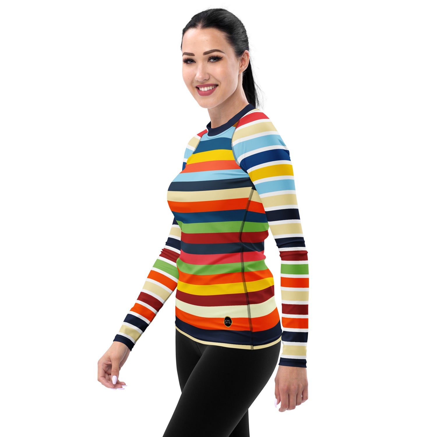 Vasona Rugby Stripe Ladies Rashguard