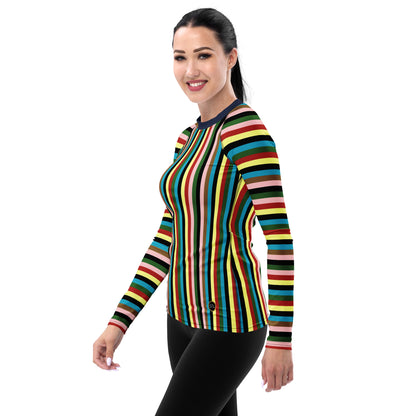 United Colors Rugby Stripe Rash Guard