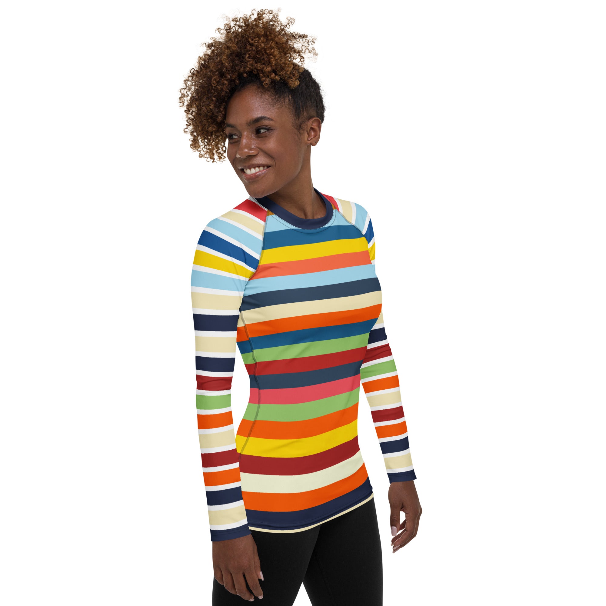 Rashguard para mujer Vasona Rugby Stripe