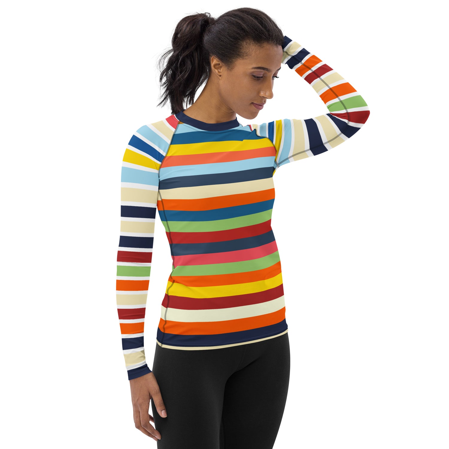 Vasona Rugby Stripe Ladies Rashguard