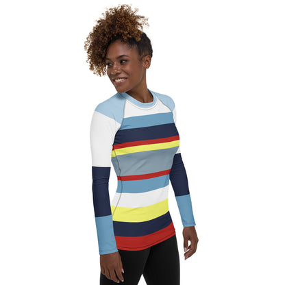 Marine Layer 1 Rugby Stripe Rash Guard