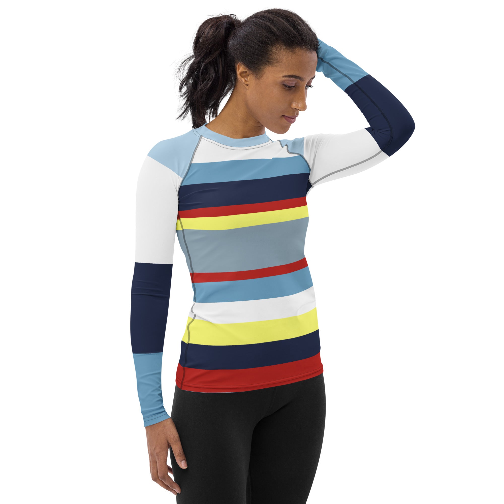 Marine Layer 1 Rugby Stripe Rash Guard