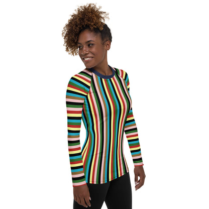 United Colors Rugby Stripe Rash Guard