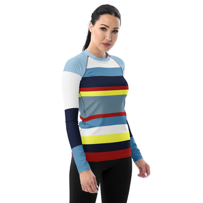 Marine Layer 1 Rugby Stripe Rash Guard