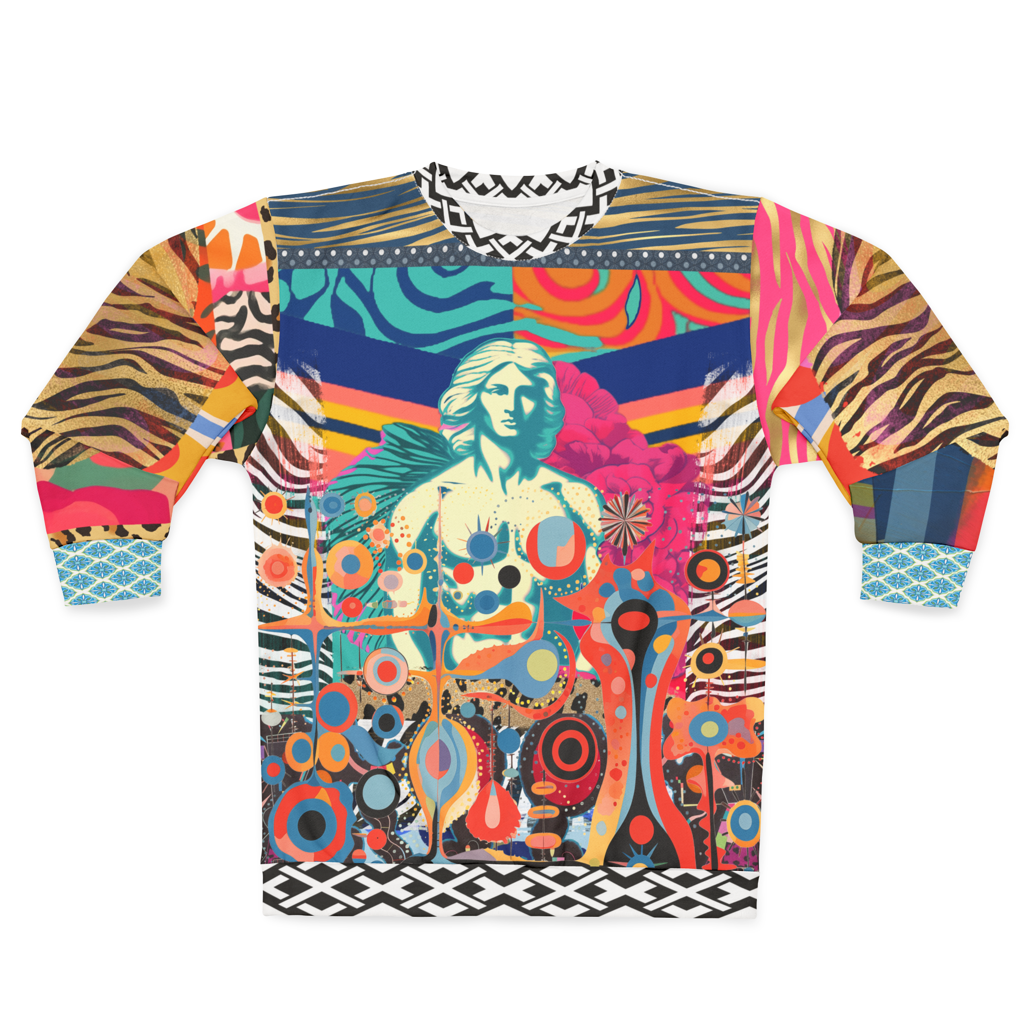 Angel on a Rampage Pop Art Unisex Sweatshirt (Gold Label)