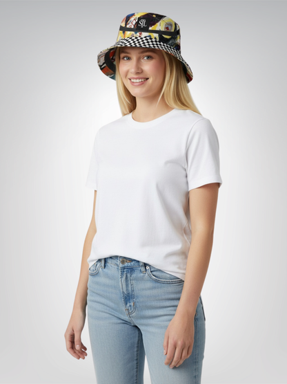 Around the Circle in Cossacks Reversible Bucket Hat