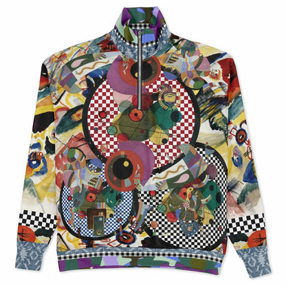 Around the Circle in Cossacks Heavyweight Oversized Quarter Zip Sweatshirt