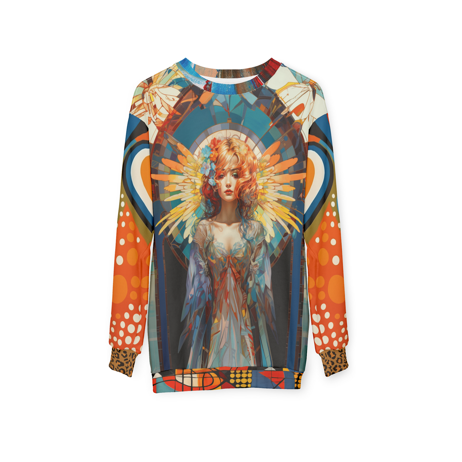 Art Deco Angel Unisex Sweatshirt (Gold Label)