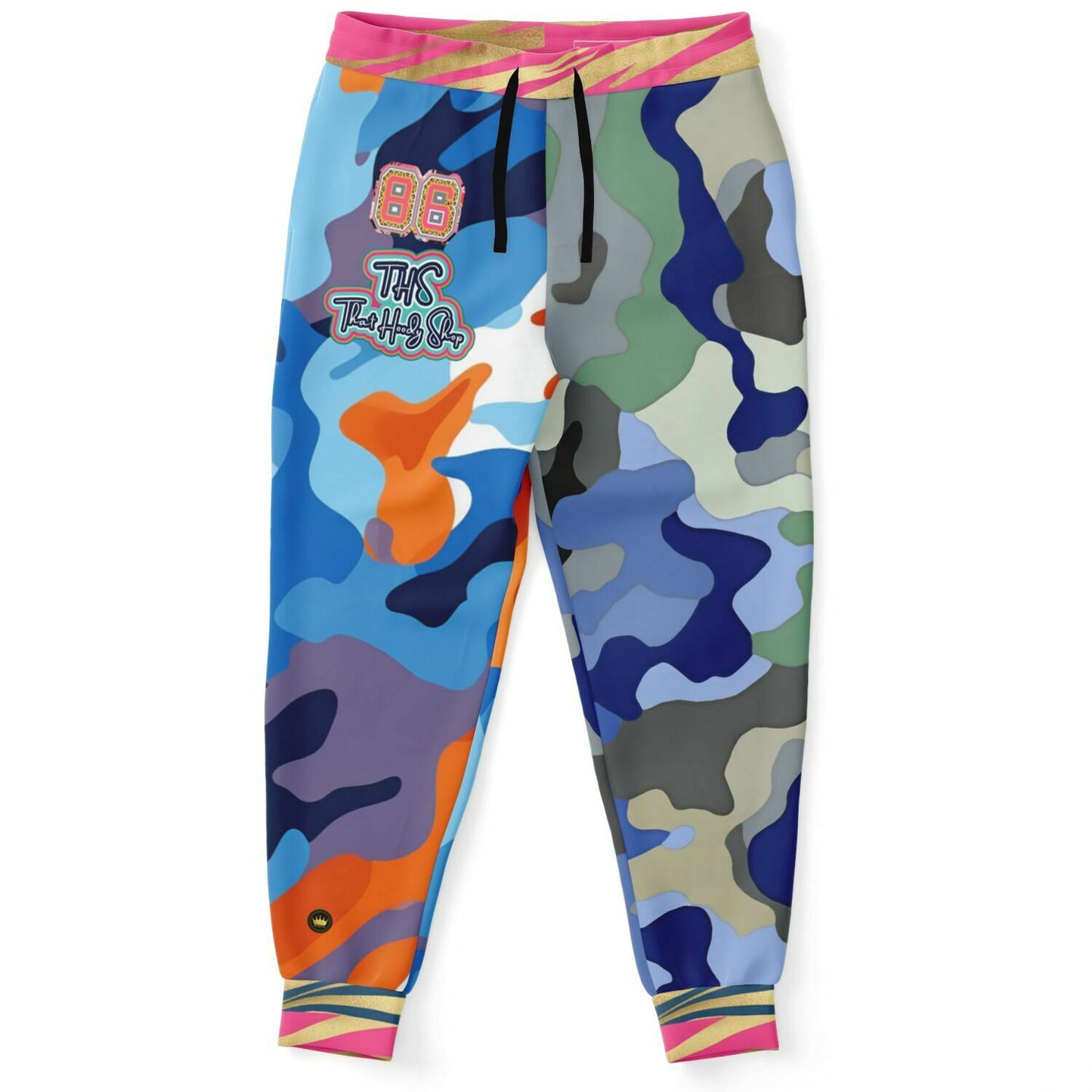 Joggers unisex Life is a Circus Camo Duo Zebra Eco-Poly 