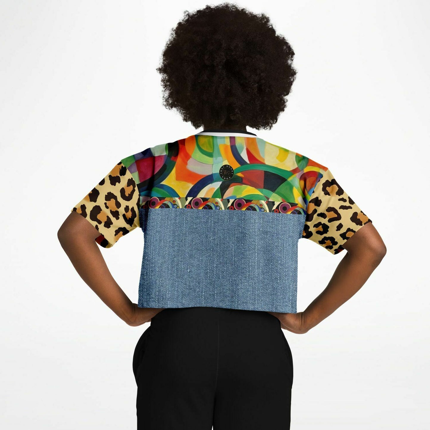 Jersey corto Afro-Queen Solace THS Leopard Eco-Poly 