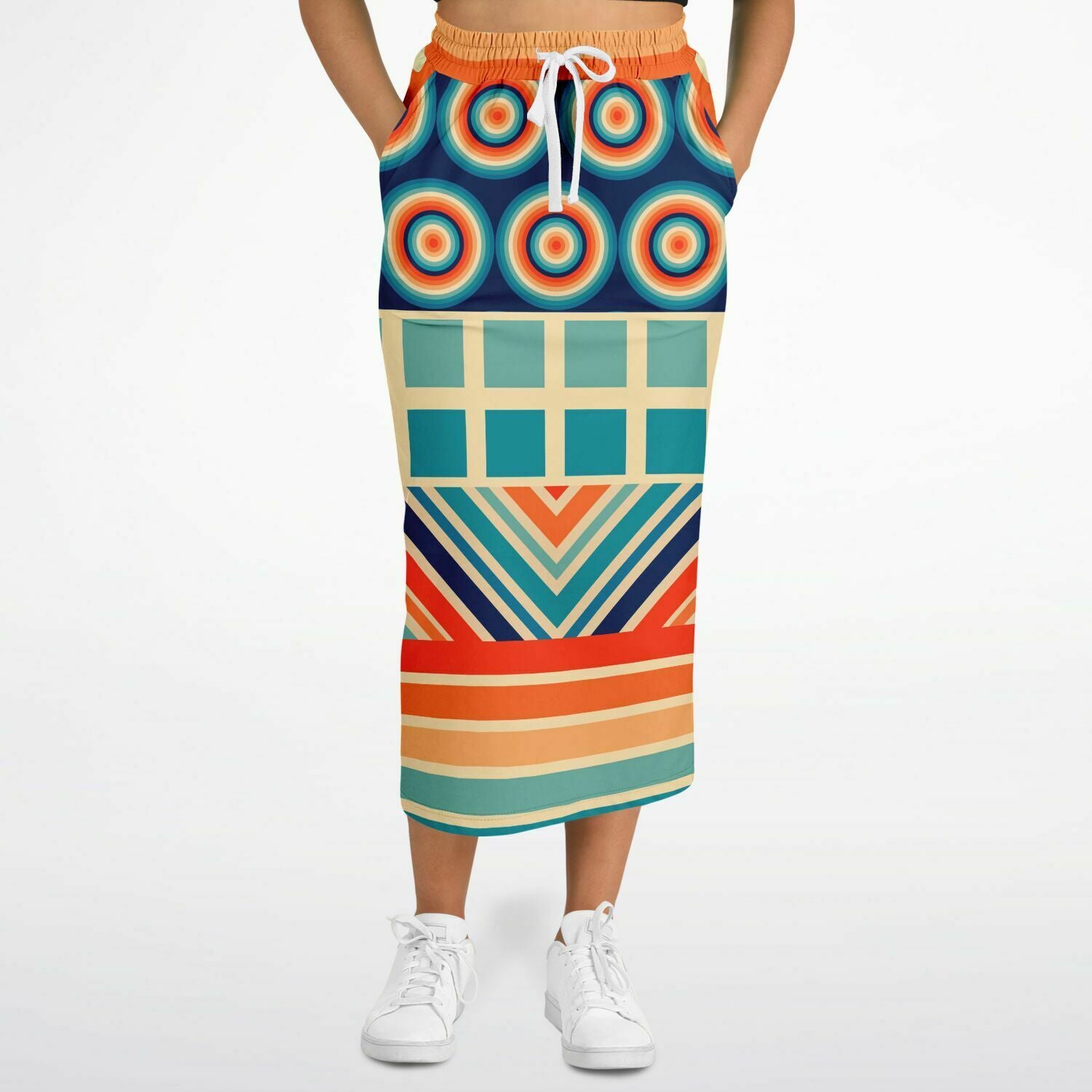 Ziggy Out Retro Maxi Pocket Skirt